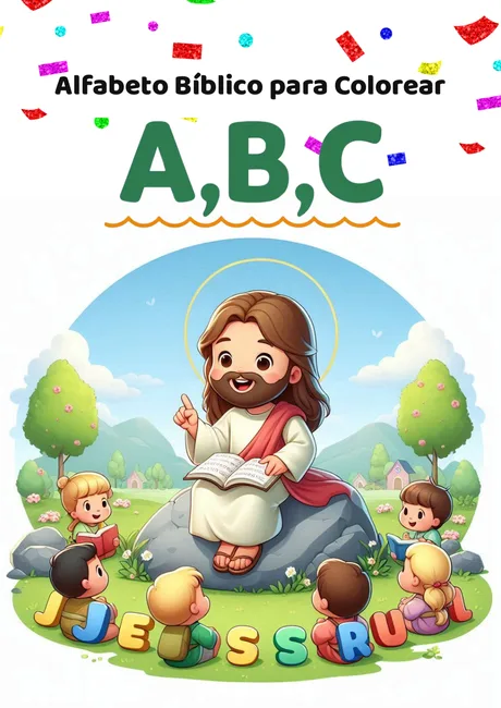 Portada del material Alfabeto para Colorear